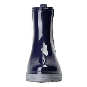 Stylish Eyushijia Chelsea Rain Boots with Free Socks
