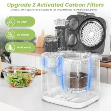 Eco-Friendly Electric Kitchen Composter 4L Odorless Composting