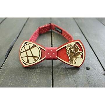 Marvel Wooden Bow Tie - Pre-tied & Unique Bowties for All