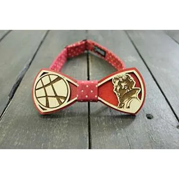 Marvel Wooden Bow Tie - Pre-tied & Unique Bowties for All