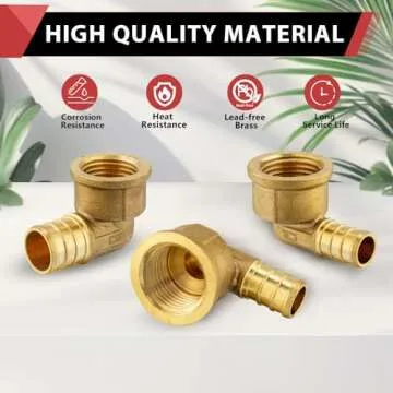 Reliable EFIELD Pex Crimp Fittings for Plumbing Use