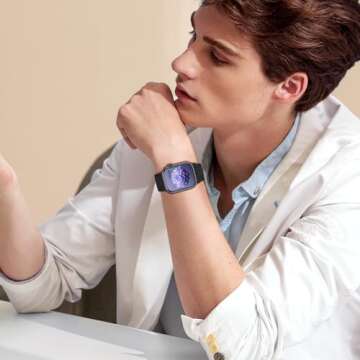 Stylish 6 Pack Braided Apple Watch Bands for All Sizes