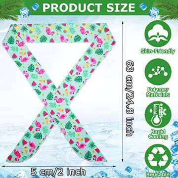 15 Pcs Cooling Neck Wraps Scarf - Ice Cool Scarves for Summer Activities