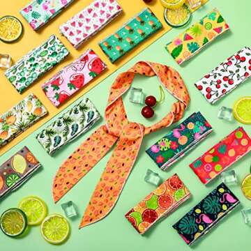 15 Pcs Cooling Neck Wraps Scarf for Summer Activities