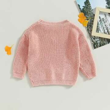 Charming Baby Girl Sweater for Fall-Winter Style