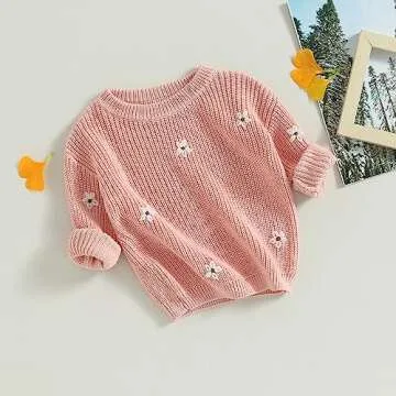Charming Baby Girl Sweater for Fall-Winter Style