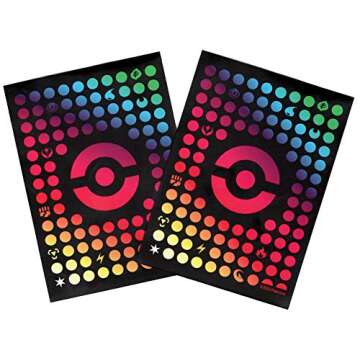 Pokemon Trainer's Toolkit Exclusive Card Sleeves (65 Count) - Card Protectors- Rainbow Matte Finish ...