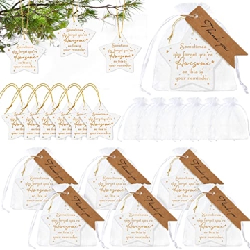 Inbagi 18 Pcs Thank You Christmas Ornaments - Employee Gifts