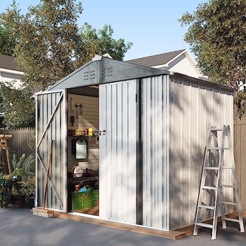 Affordable 8FT x 6FT Greesum Metal Storage Shed