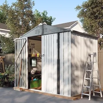 Affordable 8FT x 6FT Greesum Metal Storage Shed