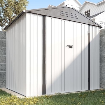 Affordable 8FT x 6FT Greesum Metal Storage Shed