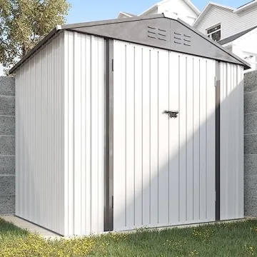Affordable 8FT x 6FT Greesum Metal Storage Shed
