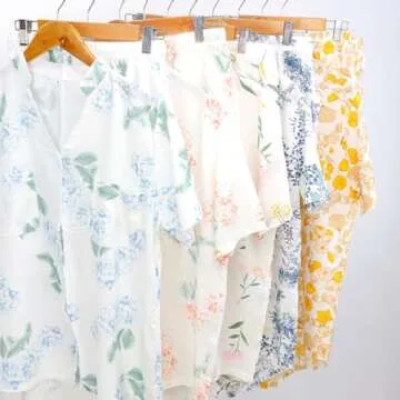 Sotimoon Women's Printed Pajamas Soft & Comfy Loungewear