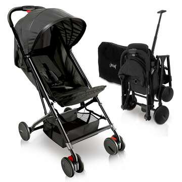 Lightweight Baby Stroller - Compact Air Travel Foldable Model