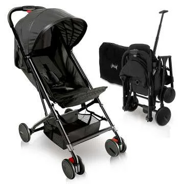 Lightweight Baby Stroller - Compact Air Travel Foldable Model