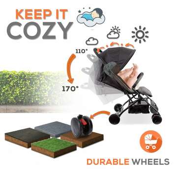 Compact Portable Baby Stroller - Travel Friendly Design