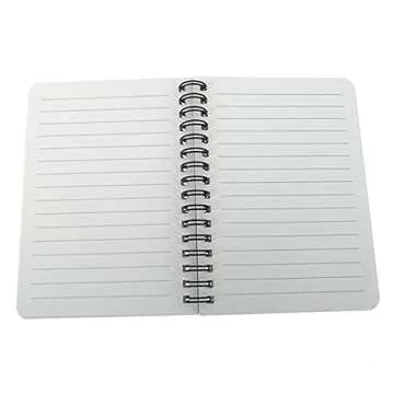 Stylish 4 Pack A6 Spiral Notebooks for Diary & Planning