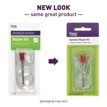 Flents Eyeglass Repair Kit: Quick Fix for Glasses & Sunglasses with Tools Included