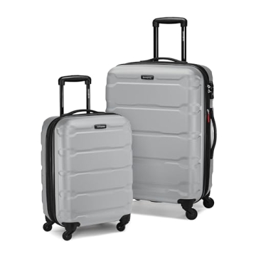 Samsonite Omni PC Expandable Luggage Set in Silver