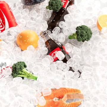 DUMOS Ice Makers Countertop with Handle Ice Machine, Fast in 6 Mins, 26lbs in 24 Hours, Quiet Self-C...