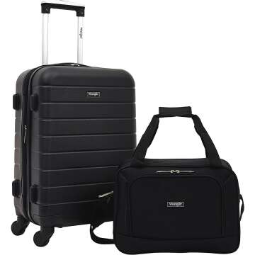 Wrangler Smart 2-Piece Luggage Set with USB Port