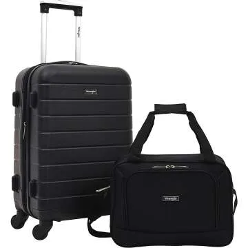 Wrangler Smart 2-Piece Luggage Set with USB Port