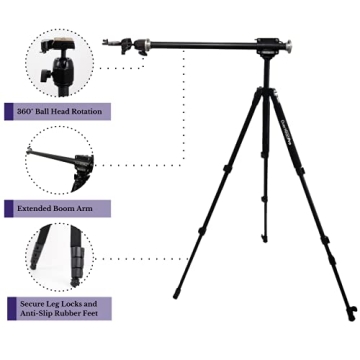 OverHead Pro Tripod Kit for Smartphone and DSLR Photography