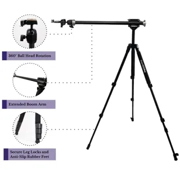 OverHead Pro Tripod Kit for Smartphone and DSLR Photography