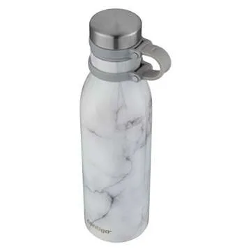 Contigo Matterhorn Insulated Water Bottle - 20oz White Marble