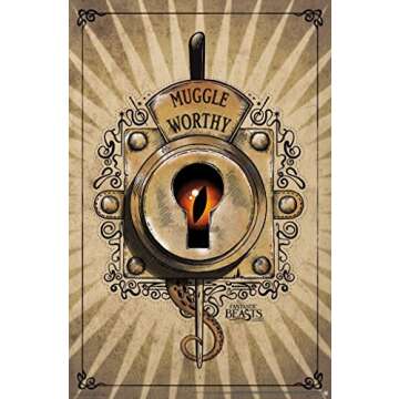 Trends International Fantastic Beasts and Where to Find Them Muggle Worthy Wall Poster 22.375" x 34"