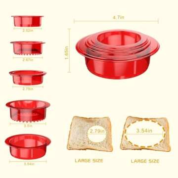 Tribe Glare Decruster Sandwich Cutter for Kids