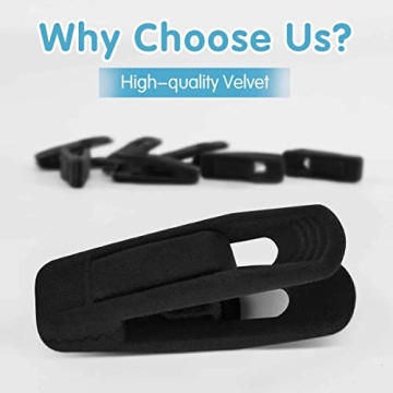 TOFIIGREM Velvet Clips 40 PCS for Stylish Clothes Organization