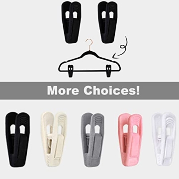 TOFIIGREM Velvet Clips 40 PCS for Stylish Clothes Organization