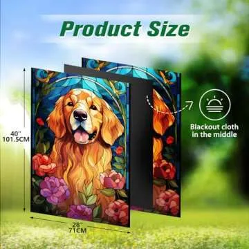 Golden Retriever Garden Flag Outdoor Decor for All Seasons