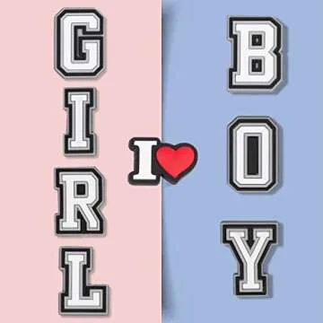 37+2 Pcs Letters Numbers Shoe Charms, Double A-Z Letters & 0-9# Numbers Charms for Clogs Wristbands Bracelets,for Men Women Adult Kids Boys Girls