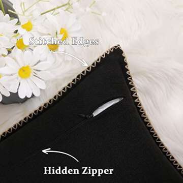 decorUhome 12x20 Decorative Outdoor Pillow Covers Set of 2