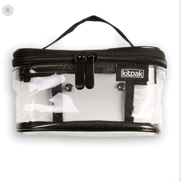 KITPAK Small Makeup Bag Organizer with Clear Design