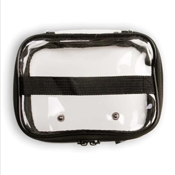 KITPAK Small Makeup Bag Organizer with Clear Design