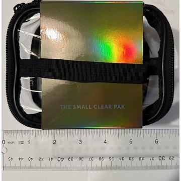 KITPAK Small Makeup Bag Organizer with Clear Design