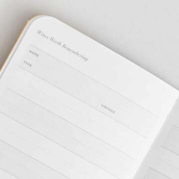 Letterfolk Wine Passport Journal Perfect for Tasting Memories