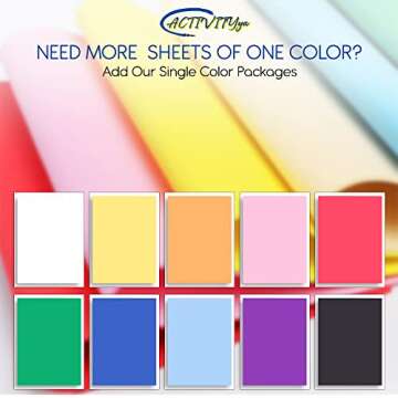 EVA Foam Sheets, 9 x 12 Inch, 10 Colors, 2mm Thick Handicraft Foam Paper for Arts and Crafts, by ACTIVITYya - 10 Sheets