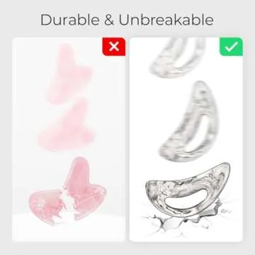 Scienlodic Gua Sha Massage Tool with Handle (Resin) Larger Guasha Body Scraping Tool for Back Legs N...