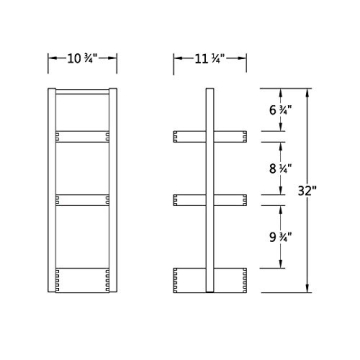 Cambridge Teak Shower Caddy for Stylish Bathroom Storage