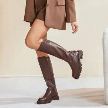 TEAIEUI Women's Knee High Boots Stylish Comfortable Chic