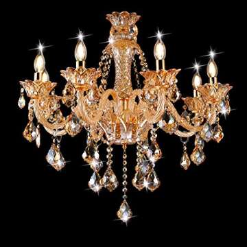 Fushing Maple Leaf Crystal Bead Pendants for Decoration