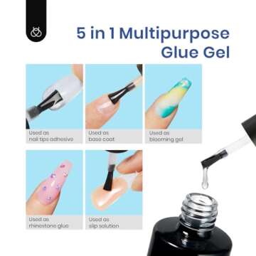 Beetles Gel Nail Kit 5-in-1 Easy Nail Extension Set