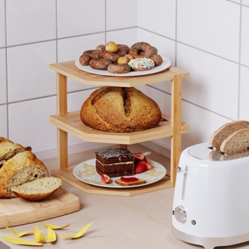 VERTORGAN Bamboo Corner Shelf for Organized & Elegant Kitchens