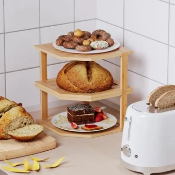 VERTORGAN Bamboo Corner Shelf for Organized & Elegant Kitchens