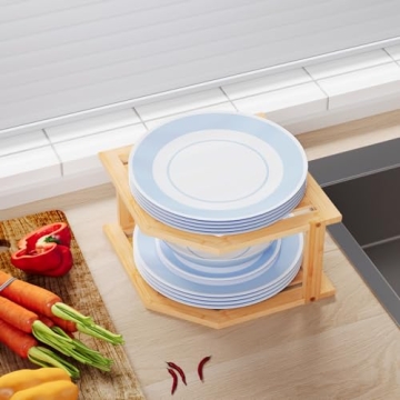 VERTORGAN Bamboo Corner Shelf for Organized & Elegant Kitchens