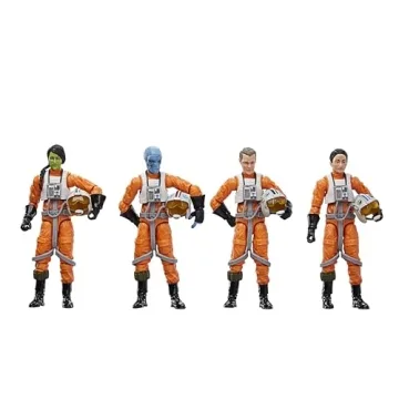 STAR WARS The Vintage Collection X-Wing Pilot 4-Pack, Ahsoka 3.75 Inch Collectible Action Figures